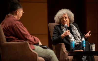 Social justice icon Angela Davis addresses her legacy and ‘how change happens’ before large crowd at Mills College at Northeastern